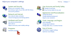 Windows-Control-Panel-Programs